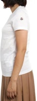 (W) Moncler 白色Logo補丁短袖圓領T恤。 8C73200V8058033 Cheap (W) Moncler 白色Logo補丁短袖圓領T恤。 8C73200V8058033
