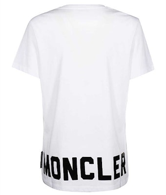 (W) Moncler Baju-T Putih dengan Cetakan Huruf di Belakang 8091650V8094001 Buy (W) Moncler Baju-T Putih dengan Cetakan Huruf di Belakang 8091650V8094001
