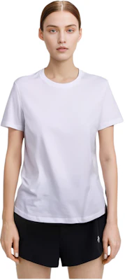 (Women) Moncler White T-Shirt with Back Letter Print 8091650V8094001 4