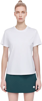 (Women) Moncler White T-Shirt with Back Letter Print 8091650V8094001 1