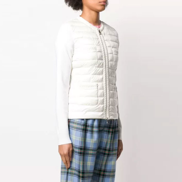(Women) Moncler White Zip-Up Down Jacket 9B50800A9001030 圖 4