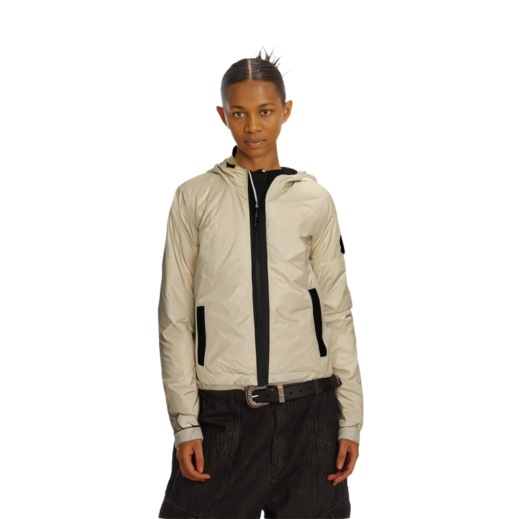 (Women) Moncler Winter Contrast Hooded Down Jacket Off-White F10931A51100C0391 圖 5