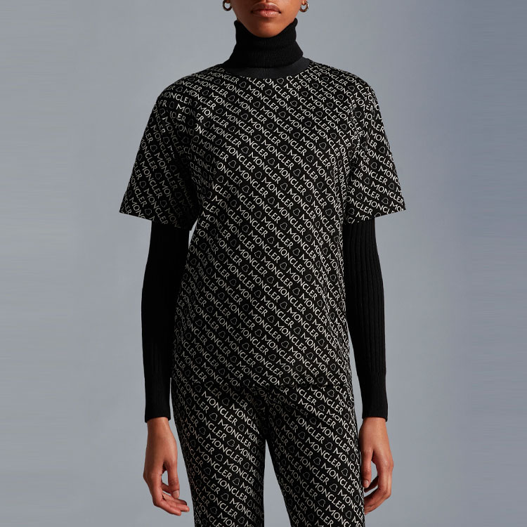 (Women) Moncler Women’s Logo Print Crewneck Short Sleeve T-Shirt. H20938C00025899TEF90 圖 5