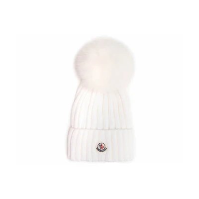 (Women) Moncler Wool Knit Pom-Pom Beanie 0933B70201A9327034