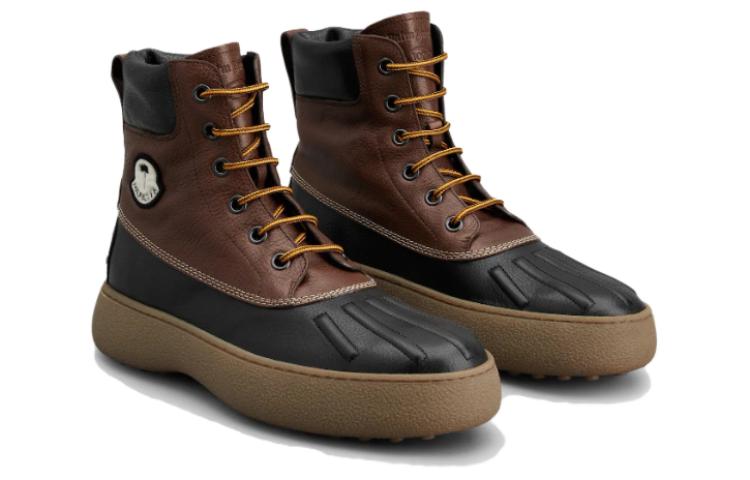(W) Moncler TOD'S Sneaker Boot 'Black Brown Logo' 圖 3