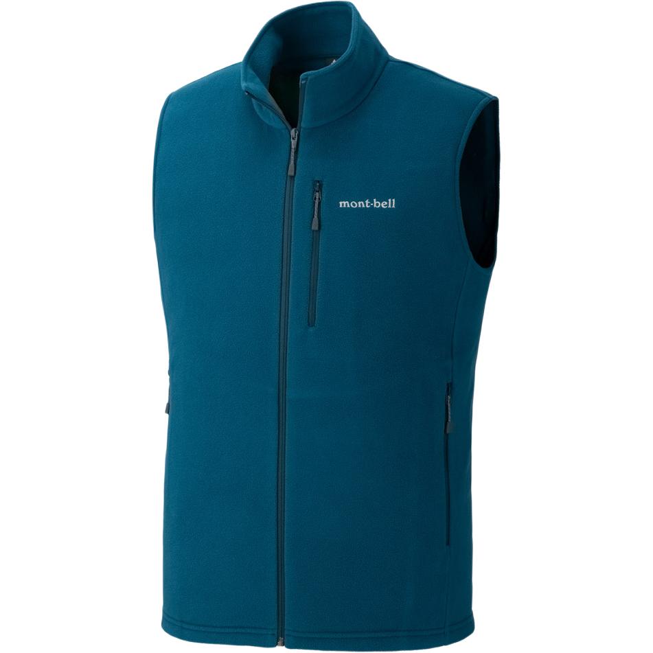 MONTBELL Logo Zip-up Insulated Vest for Men 2304666