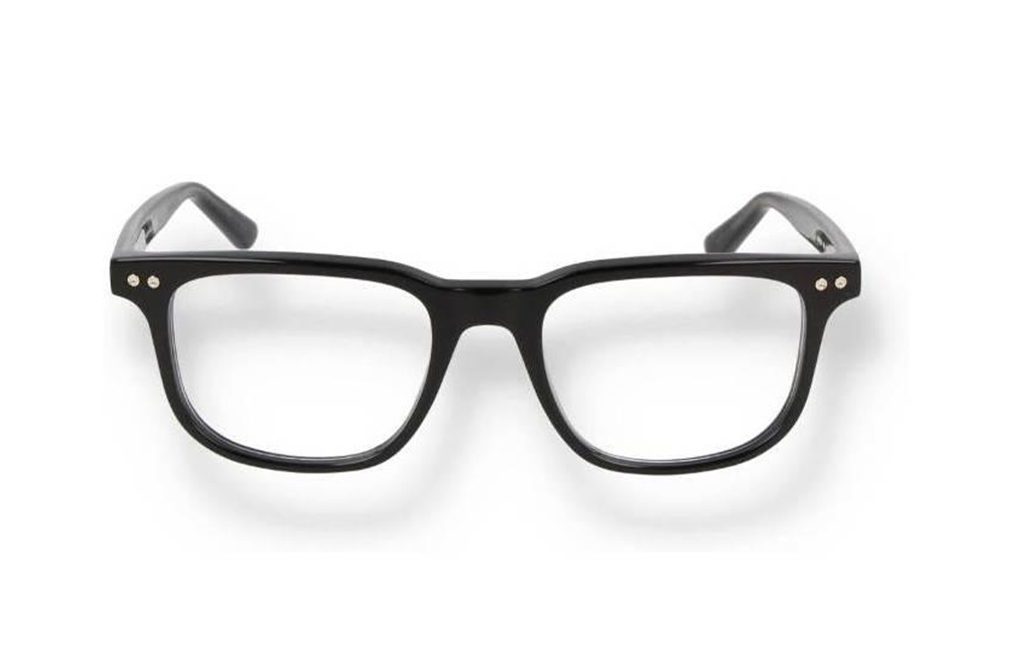 Order (W) Montblanc Kacamata Hitam Frame Tidak Beraturan dengan Logo di Tangkai. MB0256O005