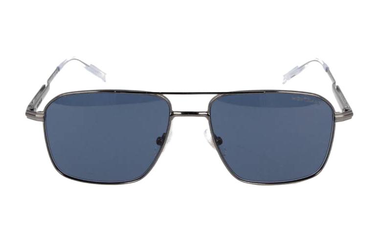 Lookbook (W) 萬寶龍 灰色飛行員太陽眼鏡 合金框飾字細節款 MB0278S003