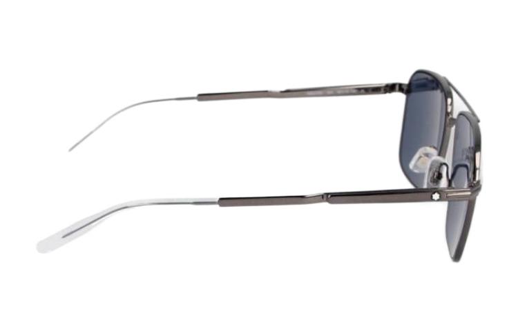 Shop (W) 萬寶龍 灰色飛行員太陽眼鏡 合金框飾字細節款 MB0278S003