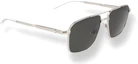 Buy (Women) Montblanc Silver Alloy Pilot Sunglasses with Slim Temples. MB0278S001