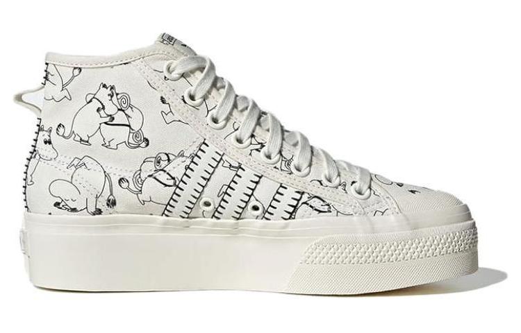 Lookbook （女性）嚕嚕米 x 愛迪達 Nizza Platform Mid '嚕嚕米谷角色' ID4205
