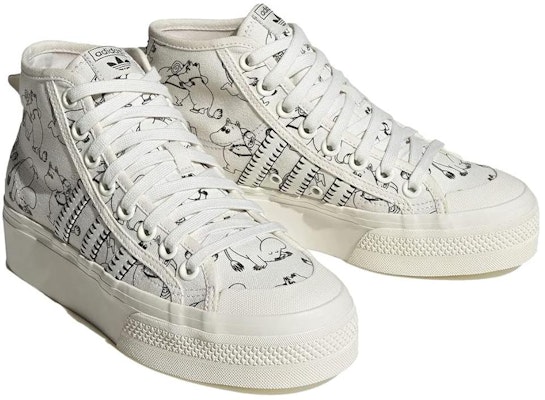 (Women) Moomin x adidas Nizza Platform Mid 'Moominvalley Characters' ID4205 Lookbook (Women) Moomin x adidas Nizza Platform Mid 'Moominvalley Characters' ID4205