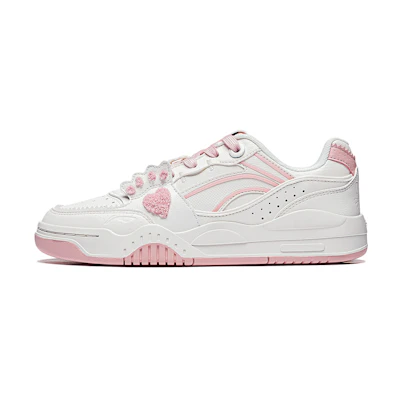 (W) Li-Ning Moon White Disney Marie Cat 'White Pink'