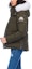 Cheap (W) Moose Knuckles 3Q FW21修身款毛领羽绒服 军绿色 MK2229L3Q-774