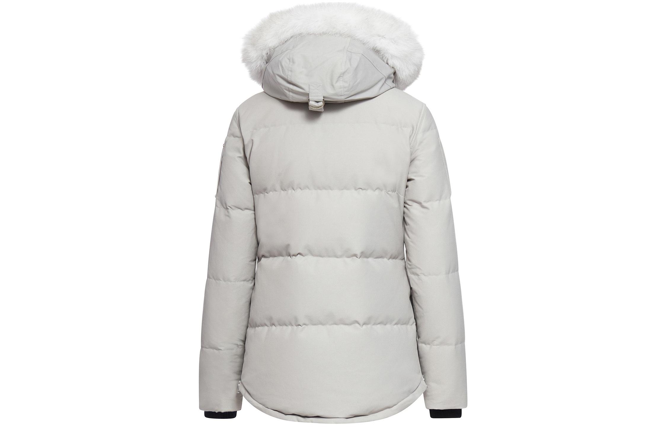 Lookbook (W) Moose Knuckles 3Q 灰色連帽羽絨外套 M32LJ129S-1004