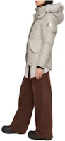 Shop (W) Moose Knuckles 3Q Jaket Kelabu Bertudung Berbulu untuk Cuaca Sejuk M32LJ129S-1004