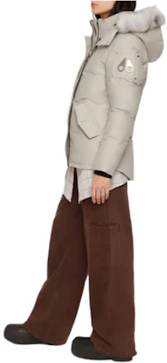 (W) Moose Knuckles 3Q 灰色連帽羽絨外套 M32LJ129S-1004 Shop (W) Moose Knuckles 3Q 灰色連帽羽絨外套 M32LJ129S-1004