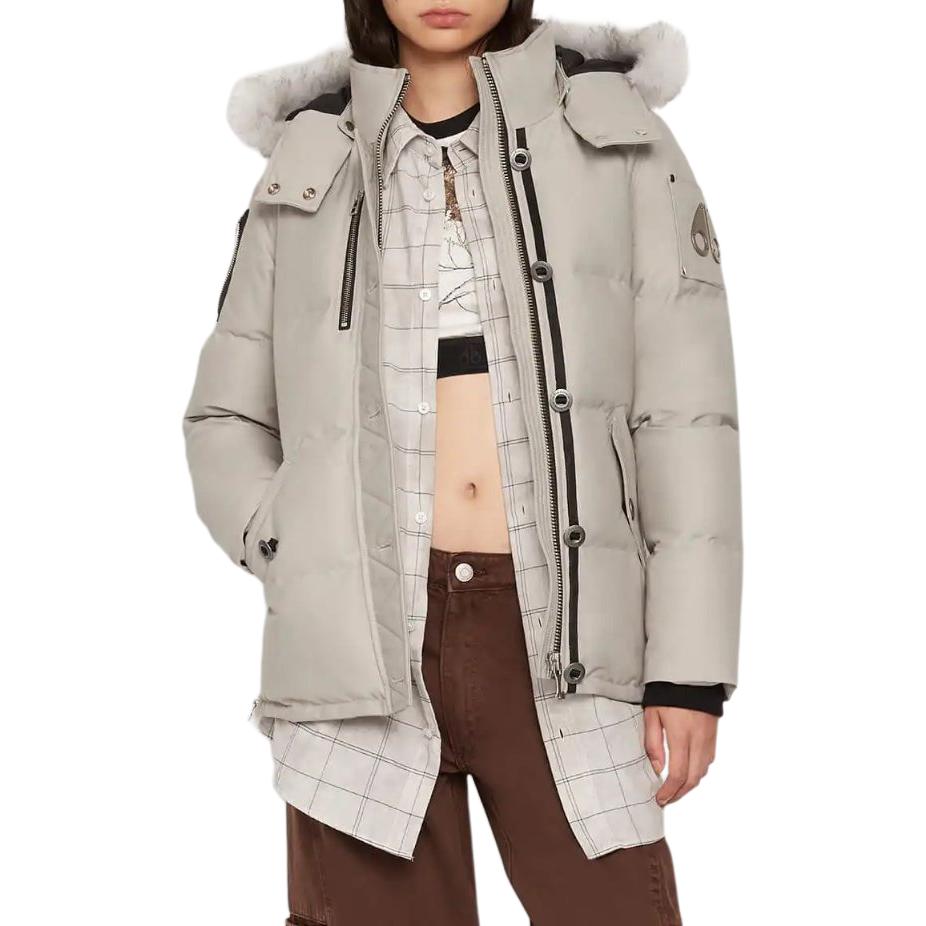 Details for (W) Moose Knuckles 3Q 灰色連帽羽絨外套 M32LJ129S-1004