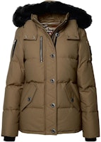 (Women) Moose Knuckles 3Q JKT Brown Hooded Down Jacket Long Sleeve Coat. M32LJ129S-1195 (Women) Moose Knuckles 3Q JKT Brown Hooded Down Jacket Long Sleeve Coat. M32LJ129S-1195
