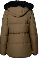 Lookbook (W) Moose Knuckles 3Q 棕色連帽羽絨外套 長袖大衣 M32LJ129S-1195
