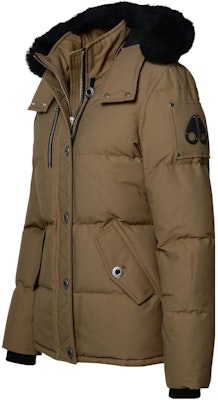 (W) Moose Knuckles 3Q 棕色连帽羽绒夹克长袖大衣. M32LJ129S-1195 Shop (W) Moose Knuckles 3Q 棕色连帽羽绒夹克长袖大衣. M32LJ129S-1195