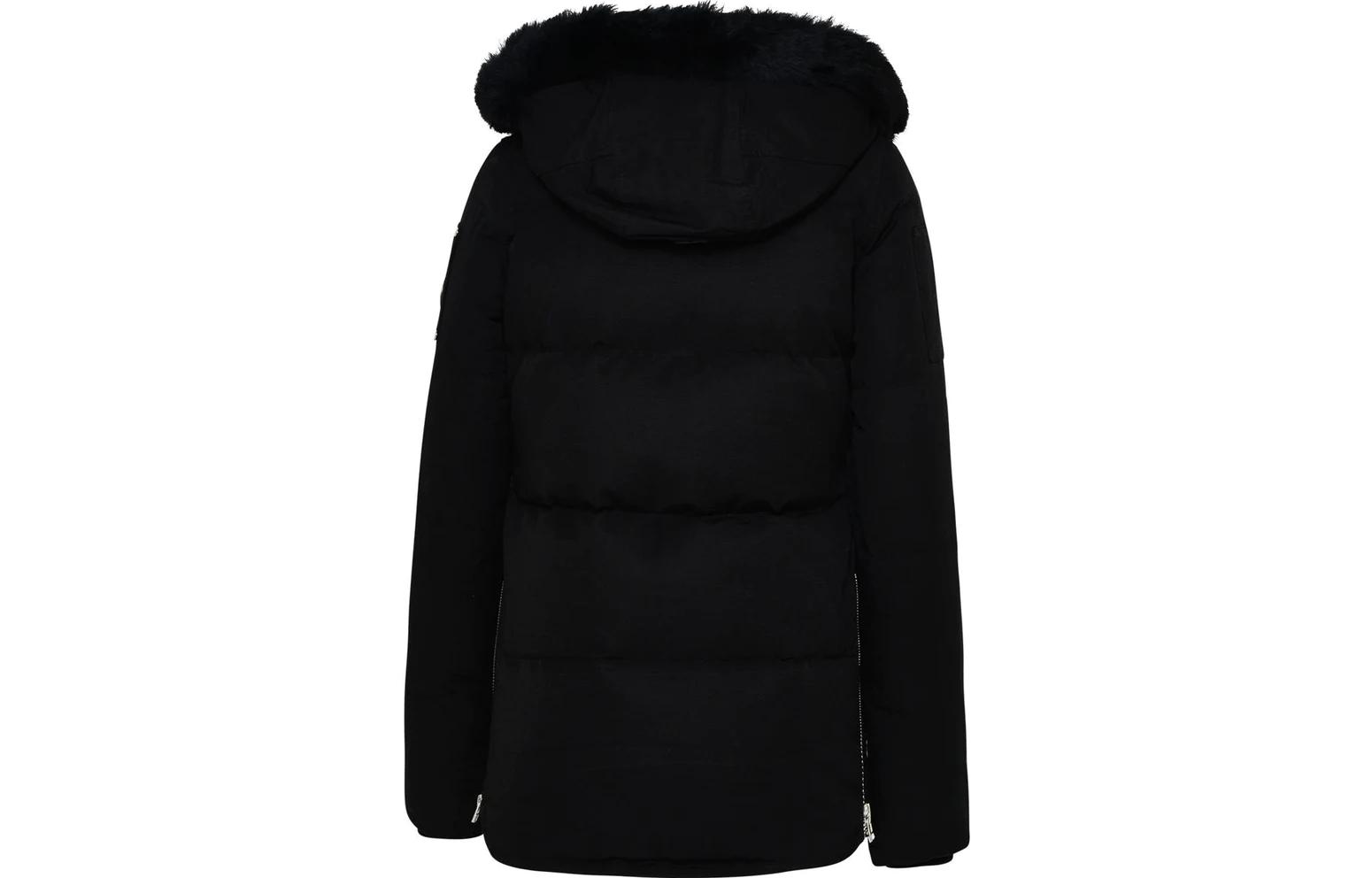 Lookbook (W) Moose Knuckles 3Q春夏款黑色连帽羽绒夹克. M32LJ129S305