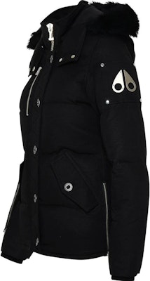 (W) Moose Knuckles 3Q春夏款黑色连帽羽绒夹克. M32LJ129S305 Shop (W) Moose Knuckles 3Q春夏款黑色连帽羽绒夹克. M32LJ129S305