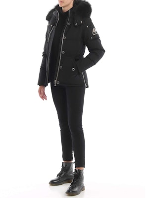 (W) Moose Knuckles 3Q系列修身羽绒服黑色FW21冬季外套 MK2229L3Q-291 Shop (W) Moose Knuckles 3Q系列修身羽绒服黑色FW21冬季外套 MK2229L3Q-291