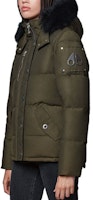 (Women) Moose Knuckles 3Q Series Hooded Down Jacket FW21 Military Green. MK2229l3Q-775 (Women) Moose Knuckles 3Q Series Hooded Down Jacket FW21 Military Green. MK2229l3Q-775