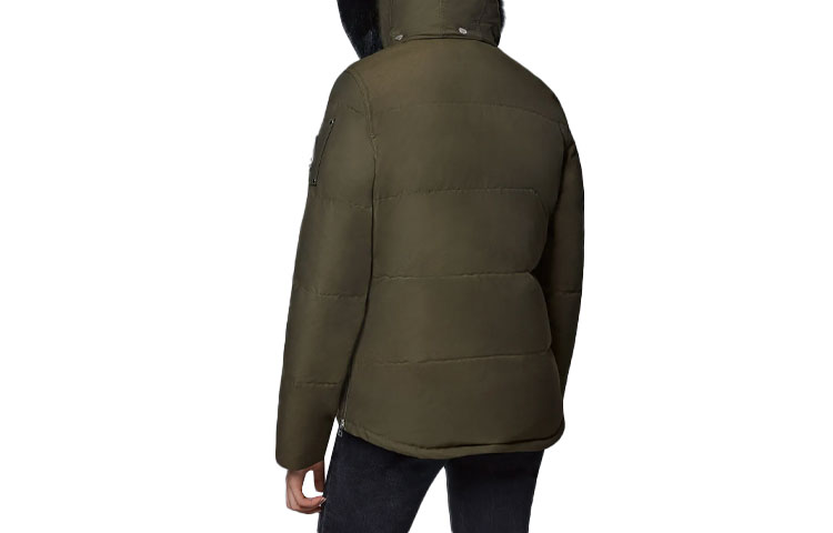 Lookbook (W) Moose Knuckles 3Q系列连帽羽绒服 FW21 军绿色. MK2229l3Q-775