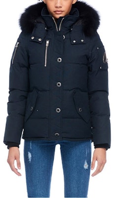 (W) Moose Knuckles 3Q修身羽绒服海军蓝冬季外套. MK2229L3Q-402 Order (W) Moose Knuckles 3Q修身羽绒服海军蓝冬季外套. MK2229L3Q-402