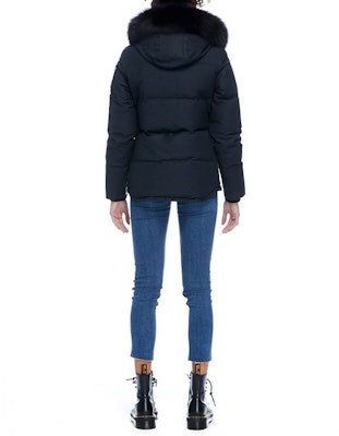 (W) Moose Knuckles 3Q修身羽绒服海军蓝冬季外套. MK2229L3Q-402 Shop (W) Moose Knuckles 3Q修身羽绒服海军蓝冬季外套. MK2229L3Q-402