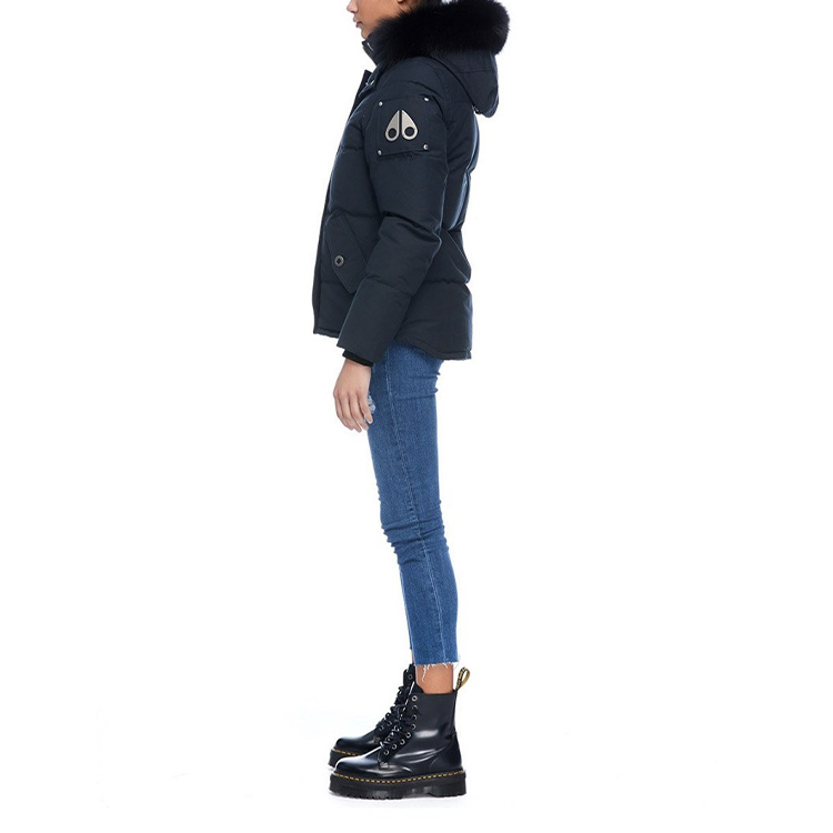 Purchase (W) Moose Knuckles 3Q修身羽绒服海军蓝冬季外套. MK2229L3Q-402