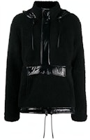 (Women) Moose Knuckles Black Fleece High Neck Zip-Up Jacket. M30LS620-292 (Women) Moose Knuckles Black Fleece High Neck Zip-Up Jacket. M30LS620-292