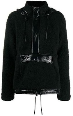 (W) ムースナックルズ ブラック フリース ハイネック ジップアップ ジャケット M30LS620-292 Order (W) ムースナックルズ ブラック フリース ハイネック ジップアップ ジャケット M30LS620-292