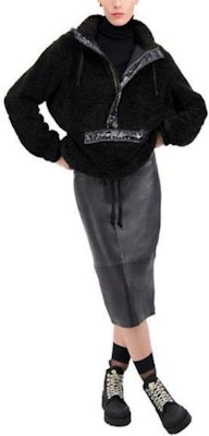 (W) ムースナックルズ ブラック フリース ハイネック ジップアップ ジャケット M30LS620-292 Lookbook (W) ムースナックルズ ブラック フリース ハイネック ジップアップ ジャケット M30LS620-292