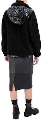 (W) ムースナックルズ ブラック フリース ハイネック ジップアップ ジャケット M30LS620-292 Shop (W) ムースナックルズ ブラック フリース ハイネック ジップアップ ジャケット M30LS620-292