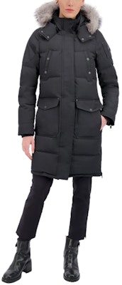 (W) Moose Knuckles 黑色中长款连帽羽绒夹克 - CAUSAPCAL. M39LP211-310 Lookbook (W) Moose Knuckles 黑色中长款连帽羽绒夹克 - CAUSAPCAL. M39LP211-310