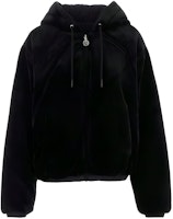 (Women) Moose Knuckles Black Solid Zip-Up Hoodie Jacket M33LS652292 (Women) Moose Knuckles Black Solid Zip-Up Hoodie Jacket M33LS652292