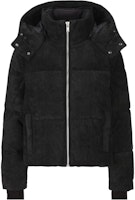 (Women) Moose Knuckles Black Solid Zip-Up Hoodie Jacket. M33LJ162-292 (Women) Moose Knuckles Black Solid Zip-Up Hoodie Jacket. M33LJ162-292