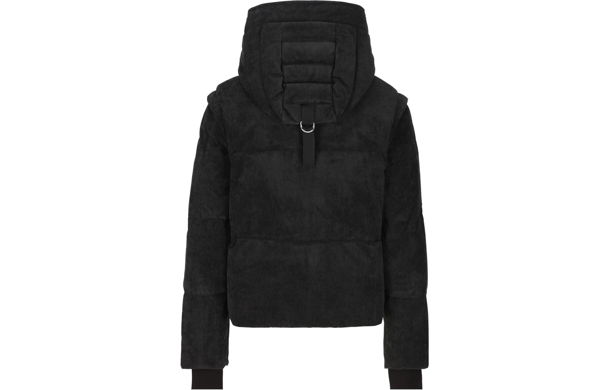 Lookbook (W) Moose Knuckles 黑色拉链连帽夹克外套. M33LJ162-292