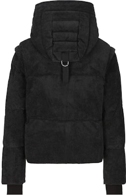 (W) Moose Knuckles 黑色拉链连帽夹克外套. M33LJ162-292 Lookbook (W) Moose Knuckles 黑色拉链连帽夹克外套. M33LJ162-292