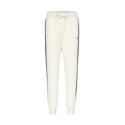 (Women) Moose Knuckles Colorblock Quilted Jogger Knit Pants. M13LR757-WHITE