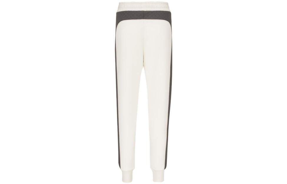 Lookbook (W) Moose Knuckles 拼色绗缝针织休闲裤. M13LR757-WHITE