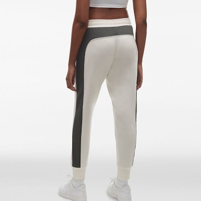 (W) Moose Knuckles 拼色绗缝针织休闲裤. M13LR757-WHITE Details for (W) Moose Knuckles 拼色绗缝针织休闲裤. M13LR757-WHITE