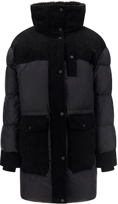 (W) 무스너클 컬러블록 퀼팅 싱글브레스트 파카. M32LJ198-292 Order (W) 무스너클 컬러블록 퀼팅 싱글브레스트 파카. M32LJ198-292