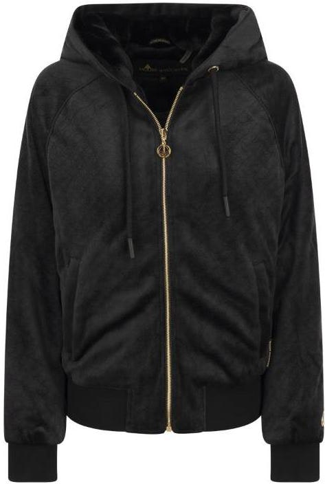 women-moose-knuckles-fw-22-solid-zip-up-hoodie-jacket-black-m32-ls-638-g975