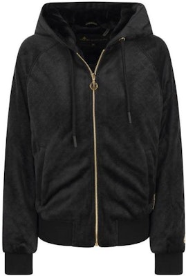 (W) ムースナックルズ FW22 ソリッドジップアップフーディジャケット ブラック M32LS638G975 Buy (W) ムースナックルズ FW22 ソリッドジップアップフーディジャケット ブラック M32LS638G975