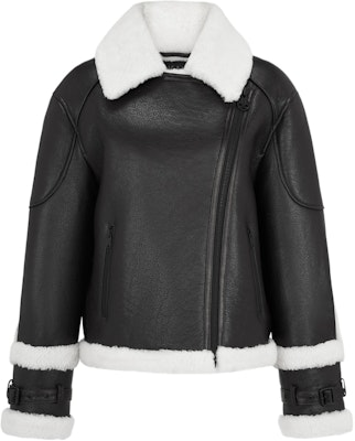 (W) Moose Knuckles 拼接皮革外套 棕色 M33LL307-1249 Buy (W) Moose Knuckles 拼接皮革外套 棕色 M33LL307-1249