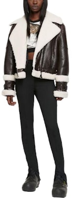 (W) Moose Knuckles 拼接皮革外套 棕色 M33LL307-1249 Lookbook (W) Moose Knuckles 拼接皮革外套 棕色 M33LL307-1249